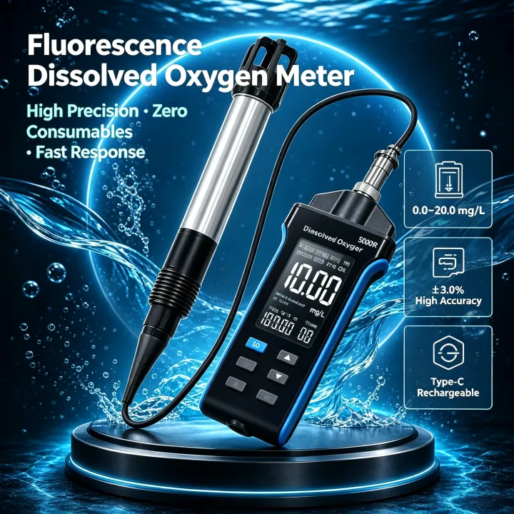 Do Oxygen Meter - Analyseur d'oxygène dissous par fluorescence HoldPeak,
